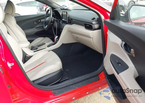 2019 Hyundai Veloster Turbo Ultimate z USA, uszkodzony, nr VIN KMHTH6AB1KU008592